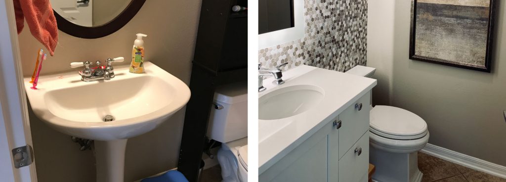 Bathroom updates Orlando Florida Interior Design Firm Angela Neel