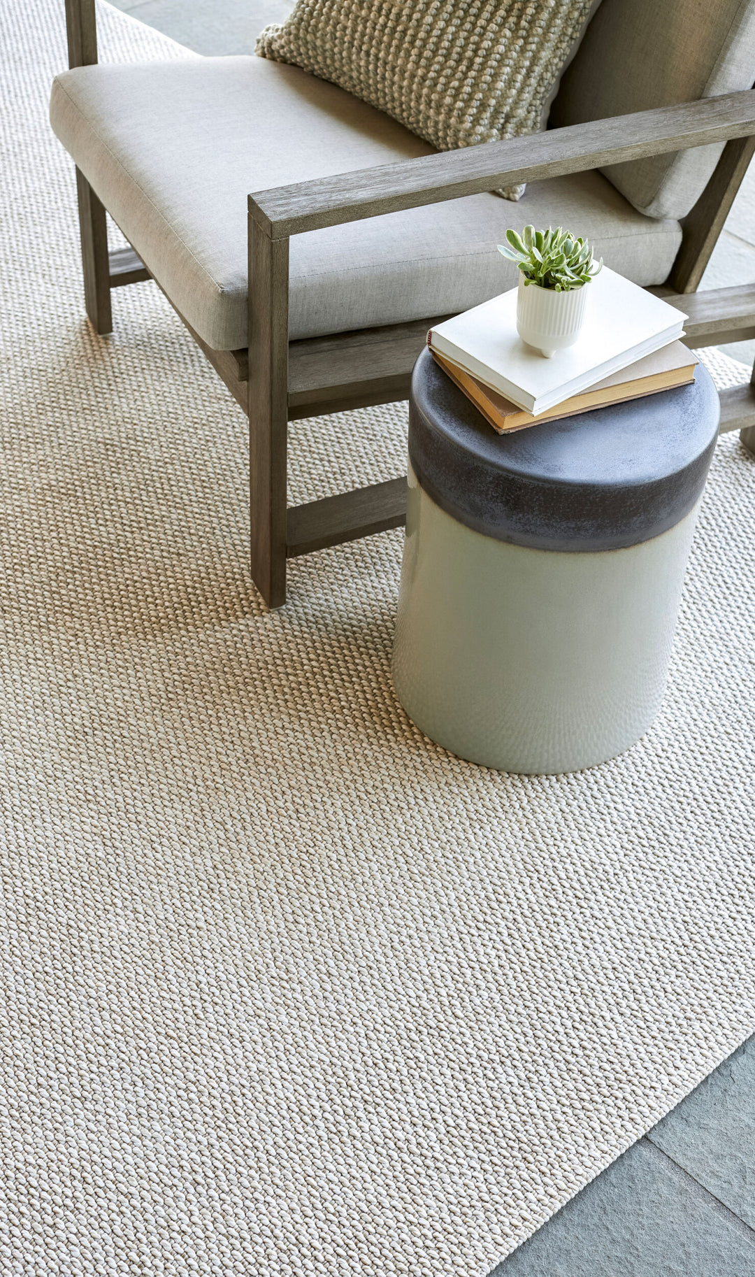 Birdie Machine Woven Rug - Ivory/ Light Beige 8'11" x 12'