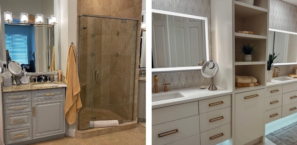 Before & After: Primary Bath Goes From Dated to Modern 